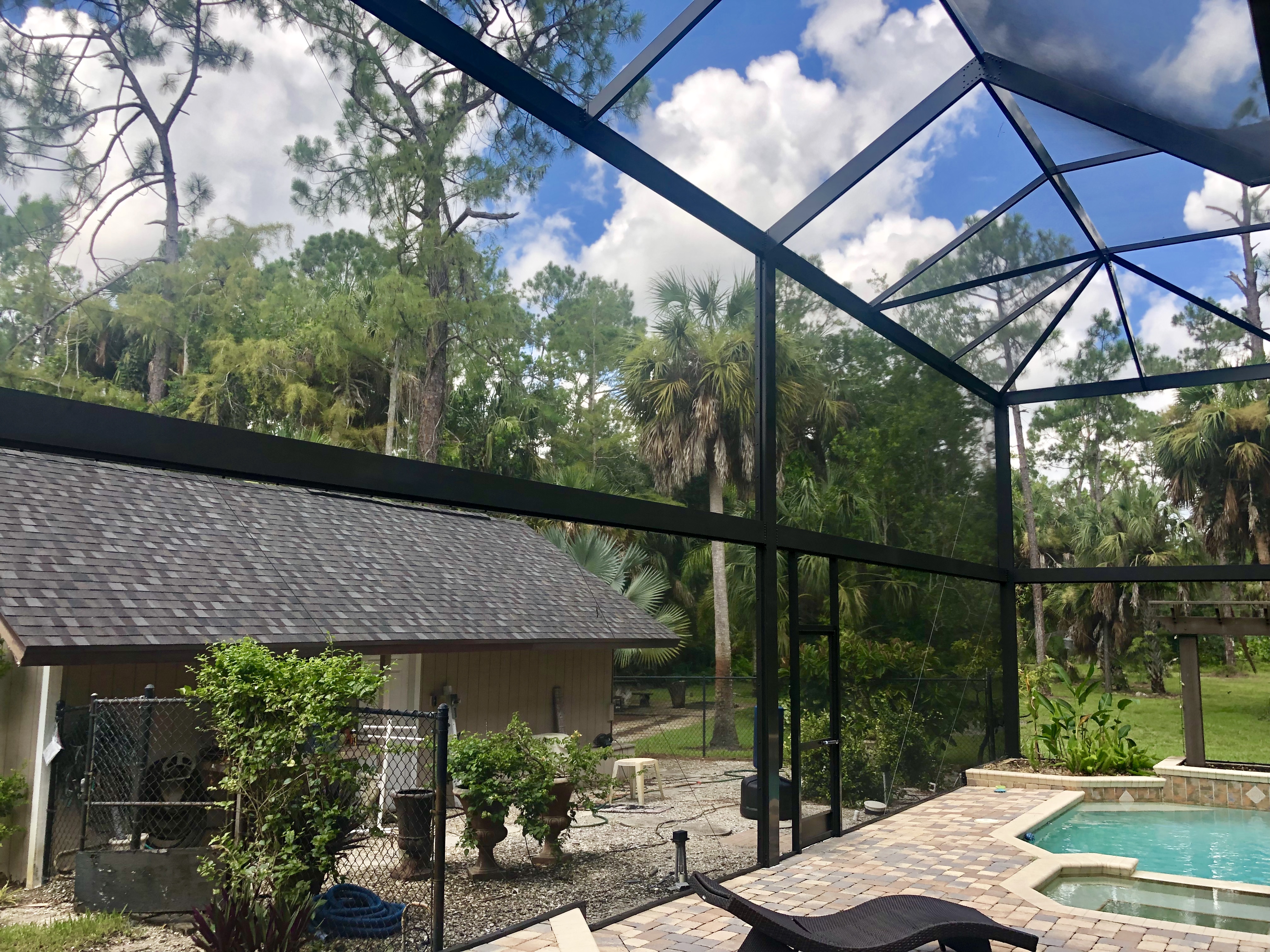 Two Story Panoramic-View Pool Enclosure